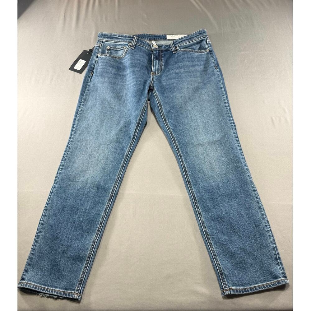 Rag & Bone Dre Low Rise Slim Boyfriend Jeans Womens 28 Julienne Wash New $225